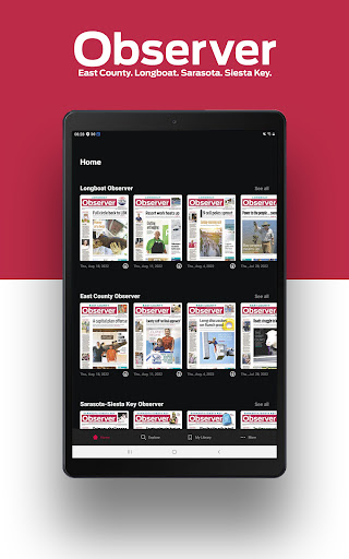 Android application Your Observer e-paper screenshort