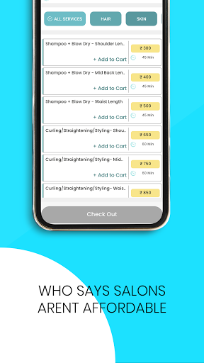 Android application mooi | Book Premium Salon/SPA screenshort