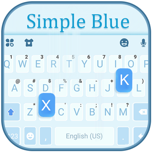 Simple Blue 2 Keyboard Theme logo