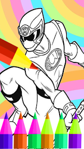 Hero P Rangers Coloring Book 1 APK + Мод (Unlimited money) за Android