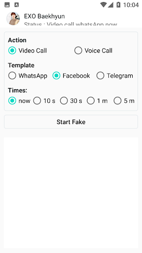 Fake Call with EXO Baekhyun