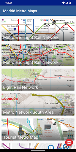 Android application Madrid Metro Map (Offline) screenshort