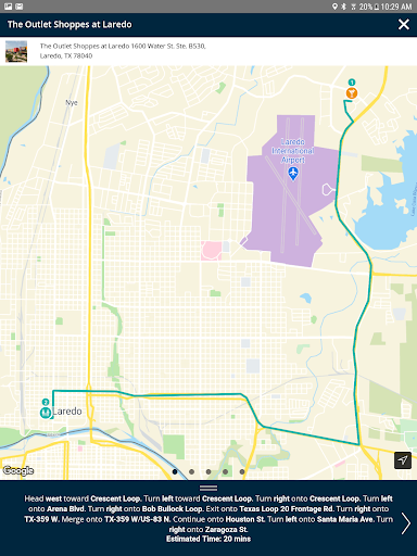 Screenshot of Visit Laredo, TX