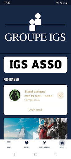 Android application IGS LIFE screenshort