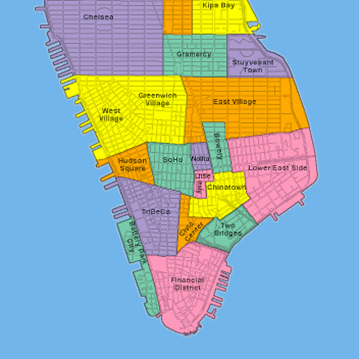 New York City Map Puzzle  Icon