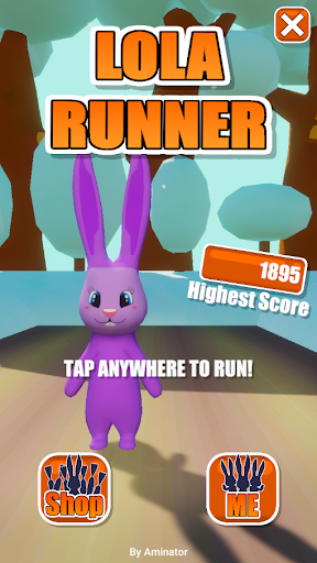Android application LOLA RUNNER screenshort