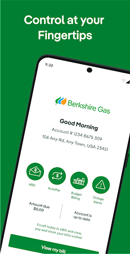 Android application Berkshire Gas screenshort