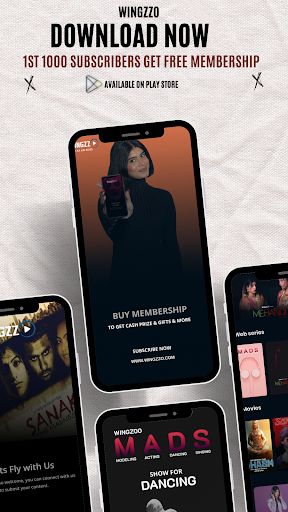 Android application Wingzzo screenshort