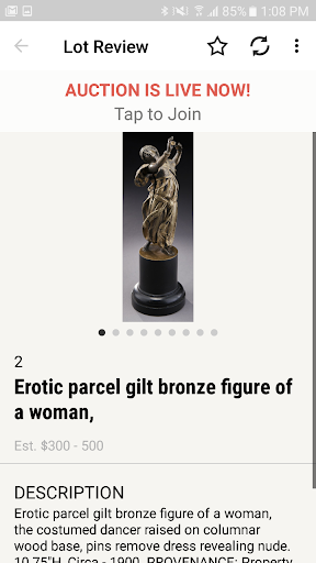 Dallas Auction Gallery Screen 3