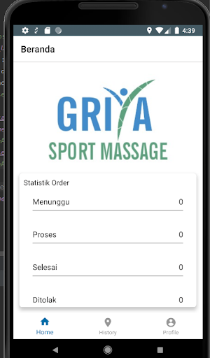Android application Go Sport Massage (Mitra) screenshort