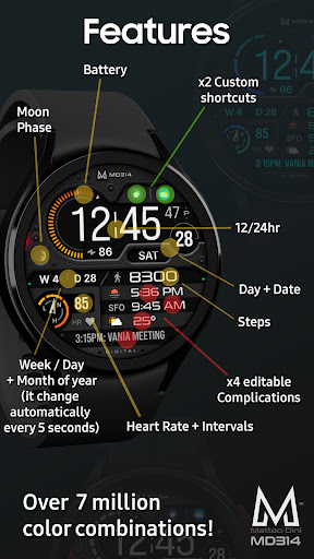 MD314 Health Watch Face screenshot 2
