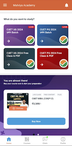 Android application Malviya Academy screenshort