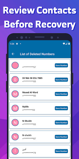 Recover Deleted Contacts Screen 3