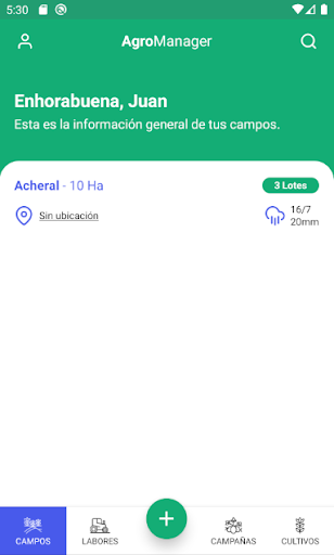 AgroManager Screen 2