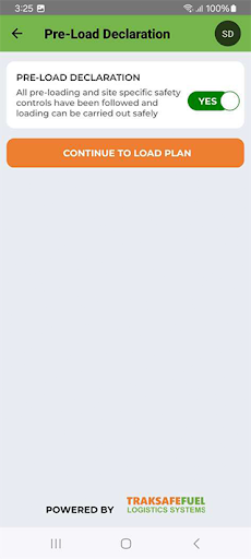 TrakSafe Fuel Logistics Screen 2