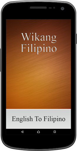 Android application English To Filipino Dictionary screenshort