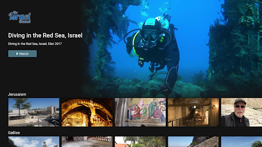 Android application The Israel Channel screenshort