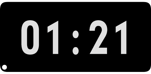 Android application Simple Screensaver Clock screenshort