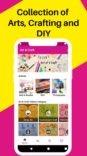 Android application Arts & Crafts for Beginners screenshort
