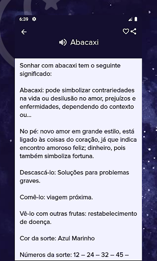 Significado dos Sonhos Screen 3