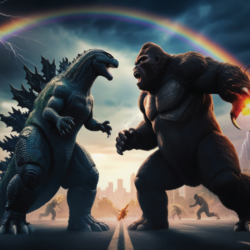 Monster King kong vs Godzilla Laai af op Windows