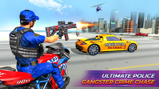 Us Police Bike Gangster Chase  screenshots 1