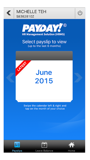 PayDay! HRMS Screen 3