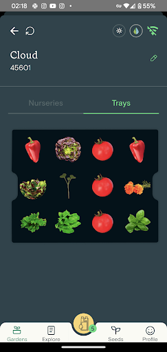 Android application Rise Gardens screenshort