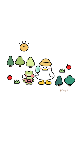 Android application 카카오톡 테마 - 써니데이_화이트 screenshort