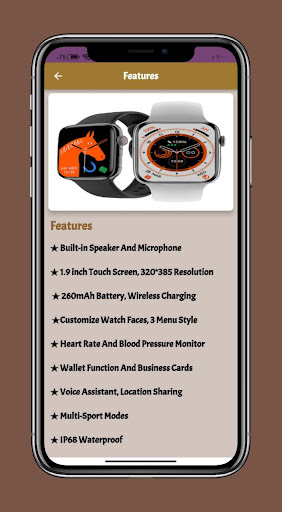 M7 Smart Watch Guide Screen 3