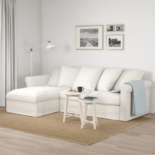 White Living Room logo