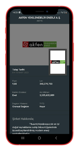 Halka Arz Screen 3
