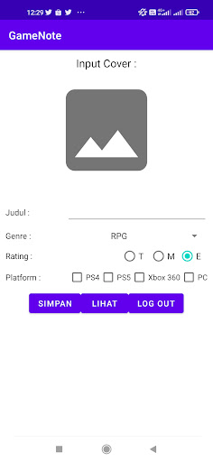 GameNote Screen 2