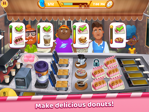 Boston Donut Truck - Fast Food Cooking Game screenshots 15