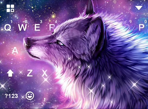 Starry Wolf Keyboard Theme - 8.7.1_0621 - (Android)