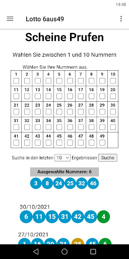 Lotto 6aus49 Ziehung Screen 3