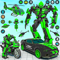 Real Robot Car Transforming Game