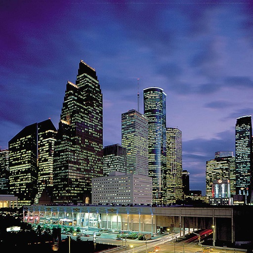 Houston City Wallpaper HD logo