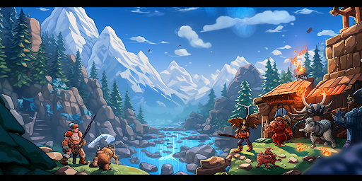 Screenshot of Idle Pixel Heroes: Idle Merger