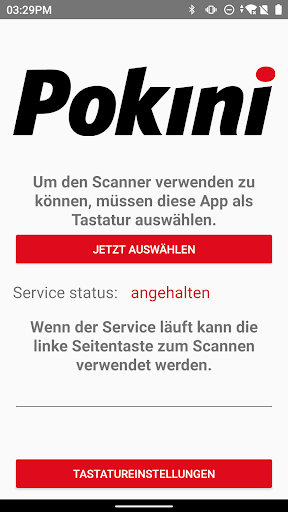 Android application Pokini K6B Scanner screenshort