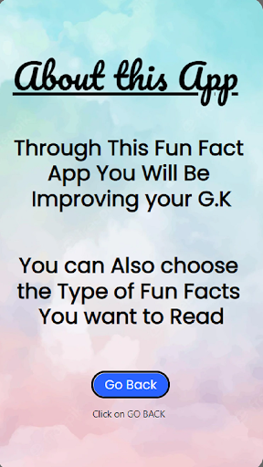 Fun fact App Screen 2