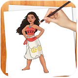 Learn to Draw Moana NEW icon