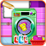 Home Washing Laundry Game: Room Cleaning Adventure icon