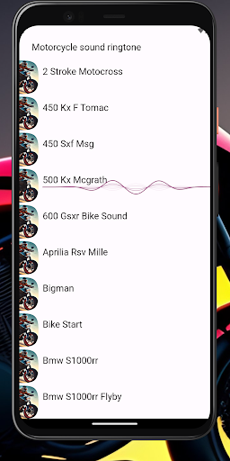 Motorcycle sound ringtone Screen 3