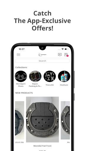 Android application The Shoeing Lab screenshort