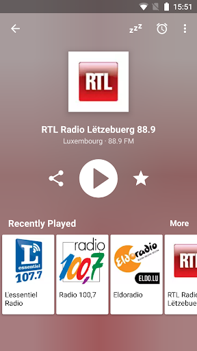 Radio FM Luxembourg Screen 2