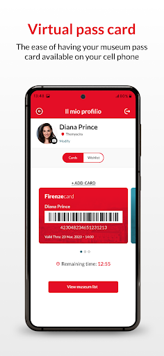 Firenzecard Screen 2