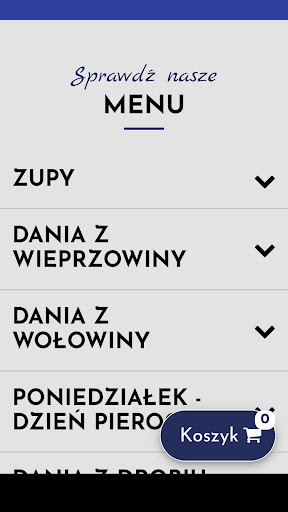 Android application Zakątek Dobrego Smaku screenshort