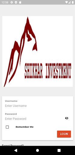 Android application Shikhar Investment screenshort