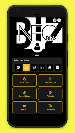 NFCBIZ - Digital Business Card Screen 2